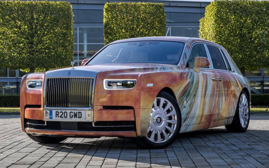 Rolls-Royce Phantom Art Car by Marc Quinn '2019